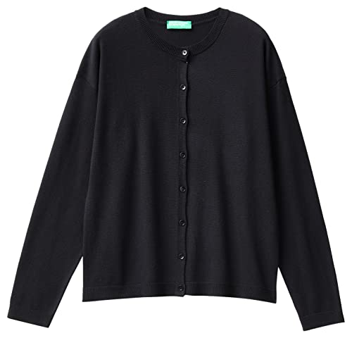 United Colors of Benetton kardigan damski, Czarny 100, L