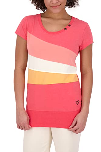 Alife and Kickin ClementinaAK A Shirt damska koszulka z krótkim rękawem, Coral Melange, L