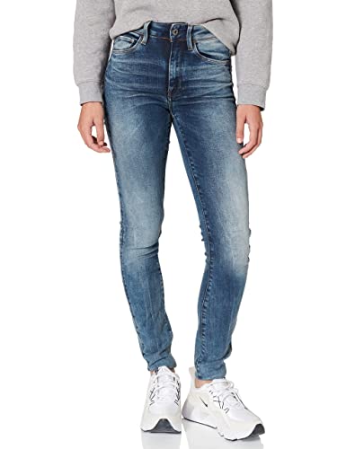 G-STAR RAW Dżinsy damskie 3301 Deconstructed High Waist Skinny, niebieski (Medium Aged 8968-071), 23W x 30L