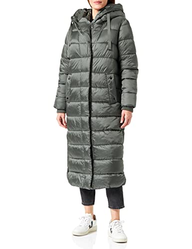 s.Oliver BLACK LABEL Płaszcz damski z długim rękawem, Khaki/oliwkowy, 34