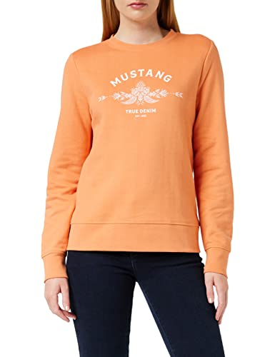MUSTANG Damska bluza z nadrukiem Bea C, Carnelian 7068, XS