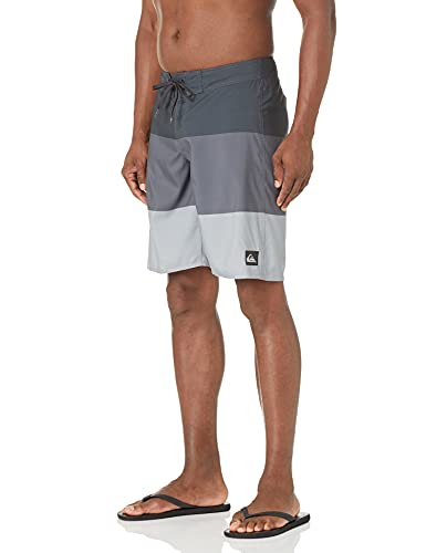 Quiksilver Męski strój kąpielowy na co dzień 21 Board Short Swim Trunk, Pasek Tarmac, 5