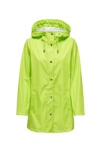 ONLY Ellen damska kurtka przeciwdeszczowa, Lime Punch, XS