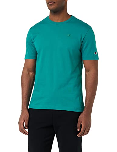 Champion Męski t-shirt Rochester 1919 z logo C, okrągły dekolt, Ottan (DEK), rozmiar S, Ottan (Dek), S