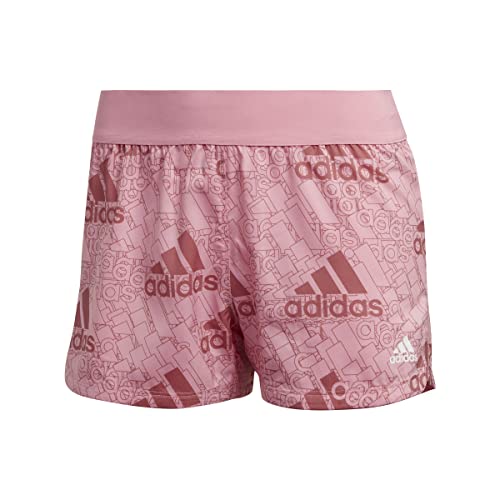 adidas Damskie szorty W Bluvq3 Pcr Sh Shorts, czerwone (Rosgoz/Rojmar), XS, czerwony (Rosgoz/Rojmar), XS