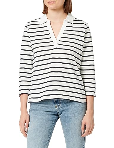 s.Oliver T-shirt damski z długim rękawem, biały, 38