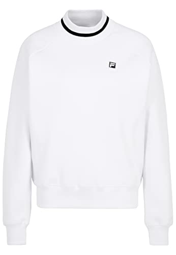 FILA Bluza damska BIALYSTOK Crew, jasna biel, XS, Bright White, XS