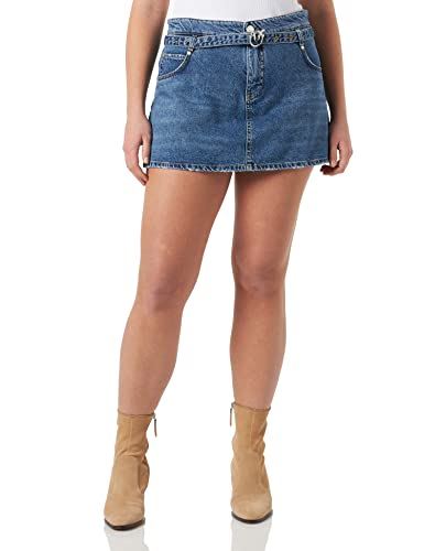 Pinko Amatorskie szorty Denim Vintag Spodenki Damskie, Pjr_pranie Vintage Ciemny, 42