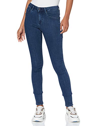 ONLY Spodnie damskie, niebieski (Dark Blue Denim), S