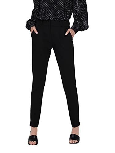 ONLY Spodnie damskie do kostek, czarny, 36W / 32L