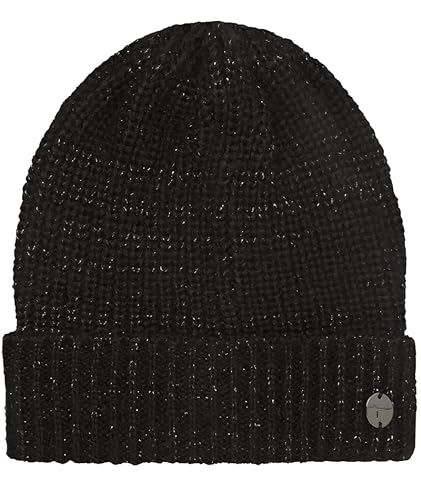 Tamaris czapka damska beanie, Jet Black, jeden rozmiar