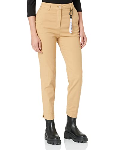 Love Moschino Damskie spodnie ze stretchu z gadżetem na co dzień, Rust Light Brown, 44