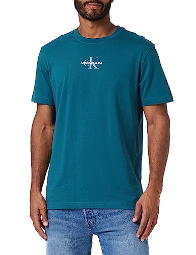Calvin Klein Jeans Dzianinowe topy S/S, Atlantic Deep, XXS