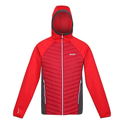 Regatta Męska kurtka hybrydowa Andreson Vii Hybrid, Ciemnoczerwony/chiński czerwony, M