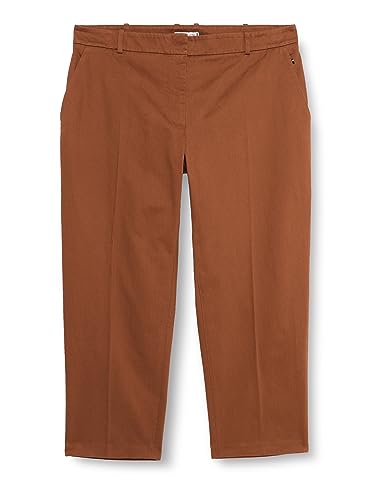 Tommy Hilfiger Damskie spodnie chinosy CRV Ess Slim Straight, Naturalny koniak, 72