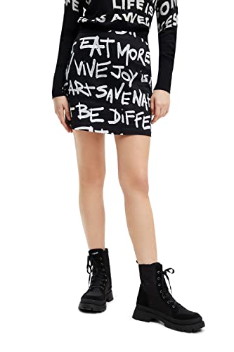 Desigual Damska spódnica, czarny, L