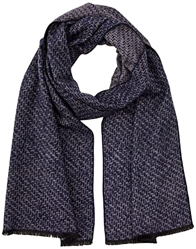 Daniel Hechter Męski szalik Scarf Woven w kolorze granatowym, normalny