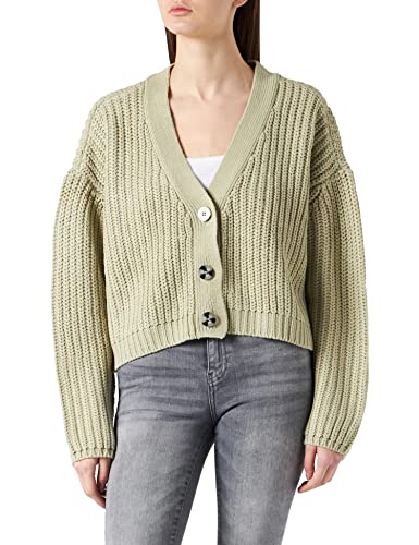 Urban Classics Damski kardigan z dzianiny oversize, softsalvia, 3XL