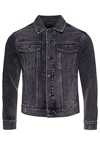 Superdry Męska kurtka dżinsowa Highwayman Trucker, Joey Black od, M