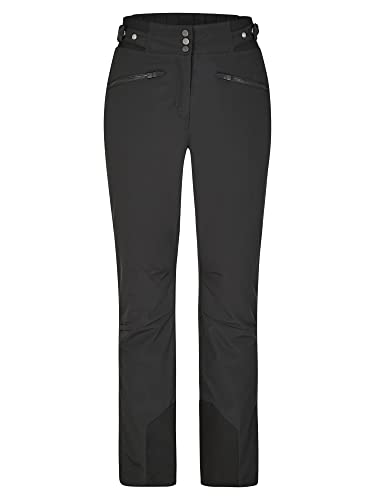 Ziener Damskie spodnie narciarskie TILLA | krótkie rozmiary, wodoszczelne, Primaloft, czarne, rozmiar 17