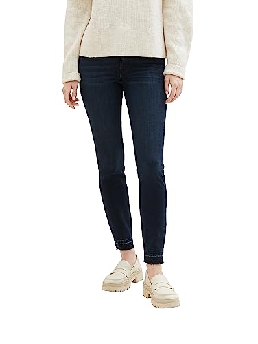 TOM TAILOR Denim Damskie spodnie jeansowe Extra Skinny Janna Fit, 10173-dark Stone Blue Black Denim, 30