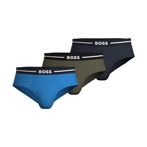 BOSS Men's HipBr 3P Bold Trunk, Open Miscellaneous, M, Open Miscellaneous