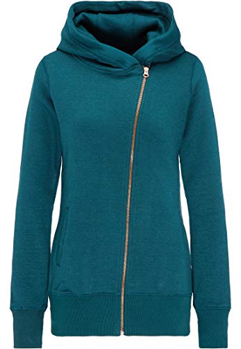 myMo Bluza damska 12301503, szmaragdowy zielony, XS