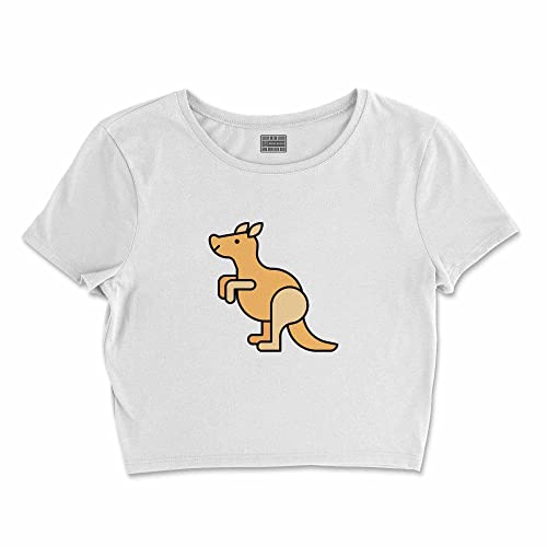Bona Basics, Damski T-shirt basic, z nadrukiem cyfrowym, 100 bawełny, biały, swobodny, damski top, rozmiar: M, biały, M