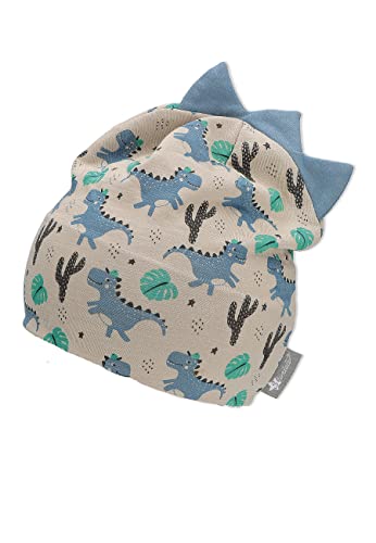 Sterntaler Chłopcy Wüstendino czapka beanie, beżowy, 47 cm