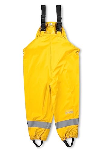 Sterntaler Rain Pants dziecięce spodnie przeciwdeszczowe, bez podszewki, uniseks, żółty, 110