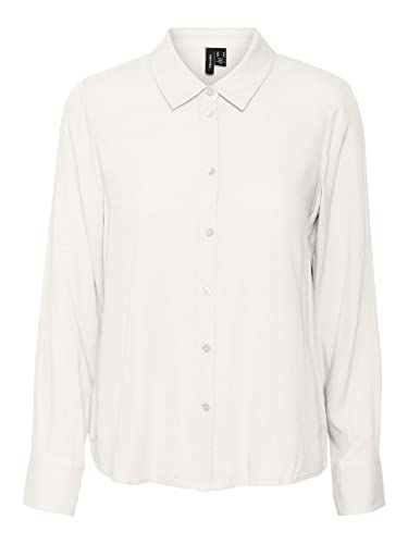 bestseller a/s Vmbeauty Ls Shirt Ga Noos Bluzka damska, Snow White, M