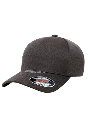 Flexfit Unipanel Melange Cap czapka bejsbolówka, uniseks, Melangedarkgrey, S-M