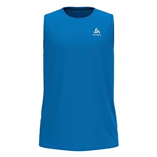 Odlo Męski tank top do biegania Essential z okrągłym dekoltem, kolor indygo