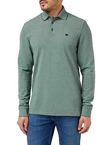 All Terrain Gear X Wrangler Ls Refined męska koszulka polo, Deep Teal Green, S