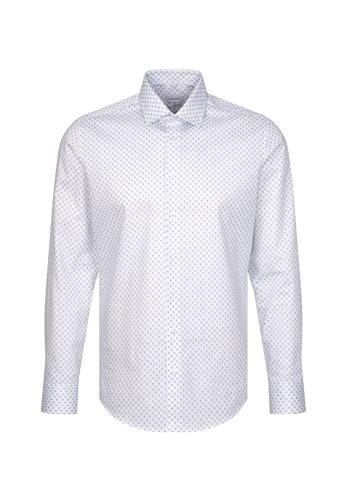 Seidensticker Męska koszula z długim rękawem Extra Slim Fit, jasnoniebieski, 39