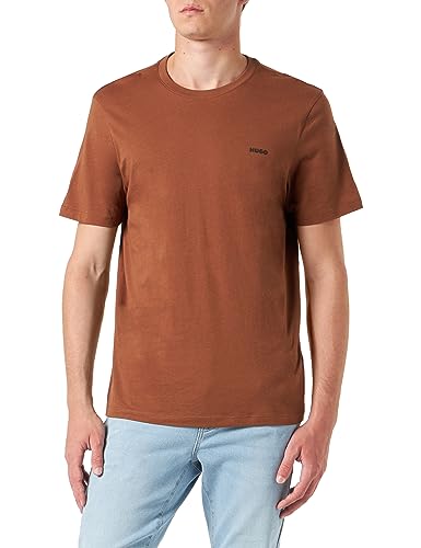 HUGO T-shirt męski, Rust/Copper224, M