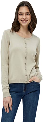 Minus Sweter damski New Laura Cardigan, szary (Feather Gray), S