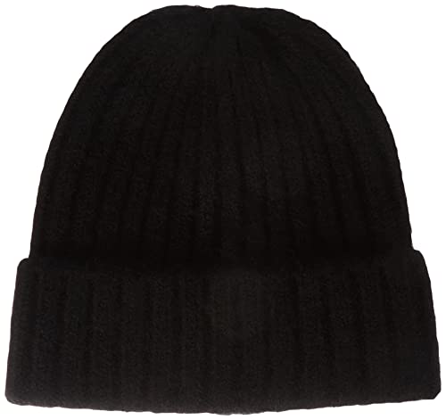 PIECES Damska czapka z dzianiny Pcjeslin Wool Hood Noos Bc, czarny, jeden rozmiar