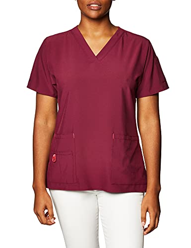 Carhartt Damska koszulka medyczna, winny, 3XL