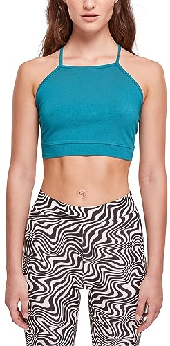 Urban Classics Damski top damski Triangle Top watergreen XL, zielony, XL