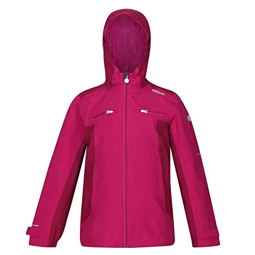 Regatta Unisex dziecięca kurtka junior Highton Ii outdoorowa, Fuksja/Rasp, 7-8 Lata
