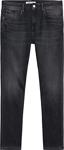 Tommy Jeans Spodnie męskie, Czarny jeans, 30W / 30L