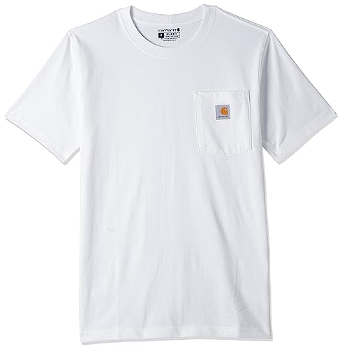 Carhartt T-shirt męski, biały, XS