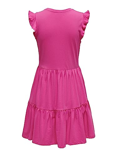 ONLY ONLMAY Cap Sleev FRIL Dress Box JRS NOOS sukienka, Shocking Pink, M, Shocking Pink, M