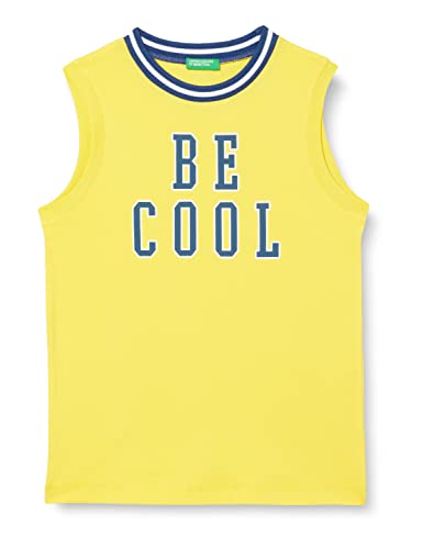 United Colors of Benetton Tank Top 3096CH00W Dzianina, Żółty 35R, 170 cm Chłopiec, Żółty 35r