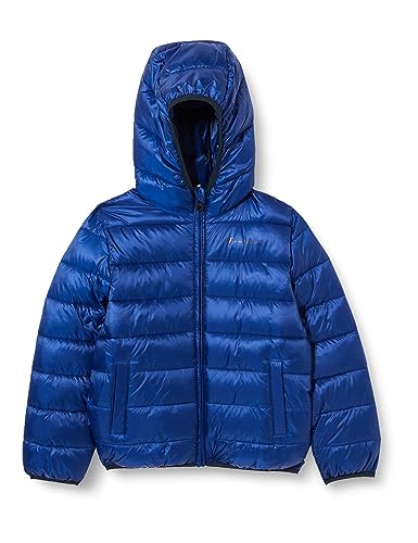 Champion Legacy Outdoor K-Light WR Hooded Dla dzieci i młodzieży kurtka, Blu Marittimo, 7-8 lat
