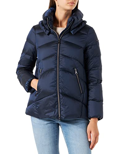 Geox Płaszcz damski ADRYA Down Coat, niebieski (DK Eclipse Blue), 50 (DE)