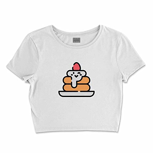 Bona Basics, Damski T-shirt basic, z nadrukiem cyfrowym, 100 bawełny, biały, swobodny, damski top, rozmiar: L, biały, L Krótki