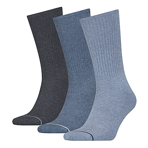 Calvin Klein Skarpety męskie Crew, jeansowy (Denim Melange), jeden rozmiar