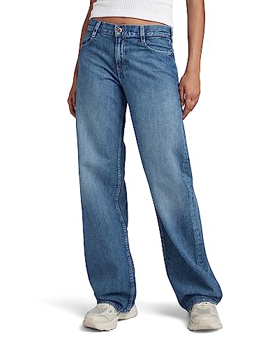 G-STAR RAW Damskie spodnie Judee Loose Jeans Pants, Niebieski (Faded Waterfront D22889-d301-d895), 27W / 28L